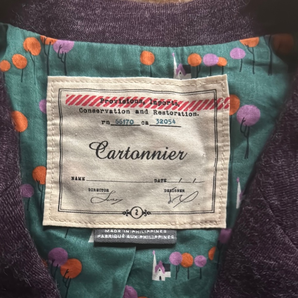 Cartonnier Women's Rich Purple Blazer - Picture 4 of 6